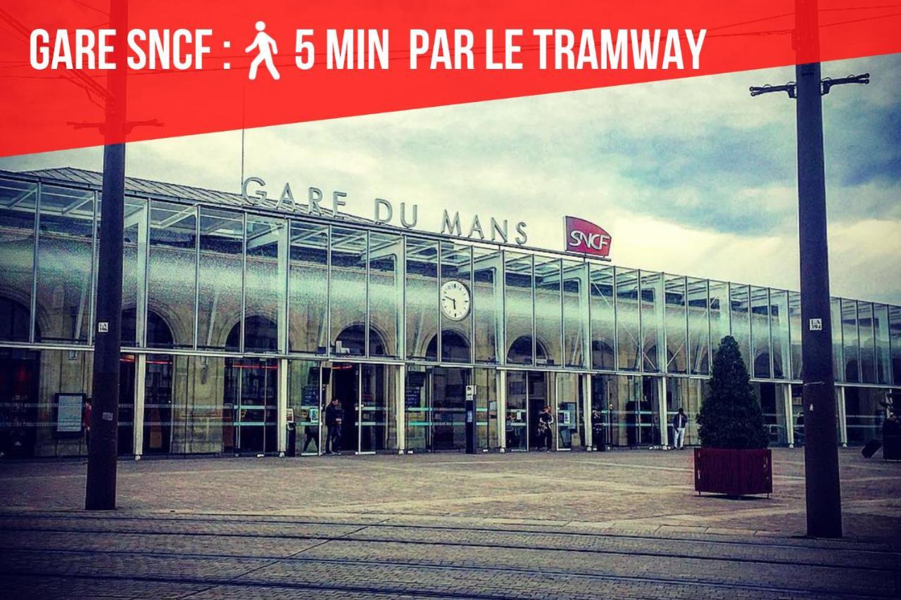 Tramway 9 Jaures Cosy Proche Gare Apartment Le Mans Exterior foto